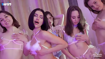 Saya Suka Seks Berkumpulan: Flamingo Orgy4 Dibintangi Nigonika Dalam 1winporn